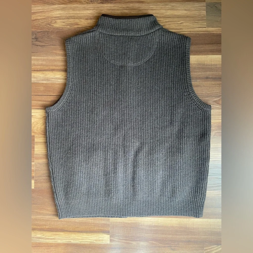 LL Bean Men’s Waterfowl Sweater Vest 100% Wool | men’s XL